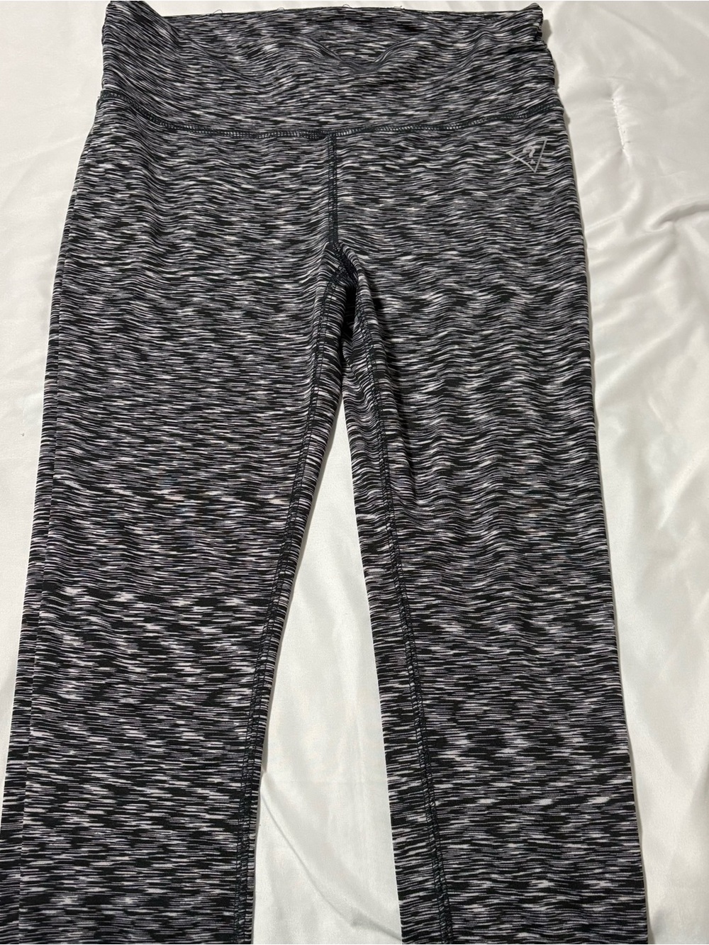 Guess Black & Gray Space-Dye Leggings